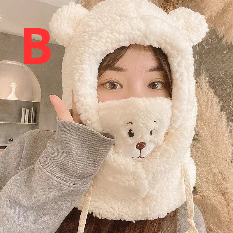 Cute Bear Plush Hat