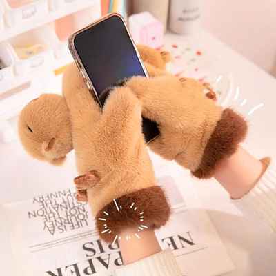 Kawaii Capybara Gloves