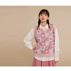 Kawaii Preppy Style Knitt Vest