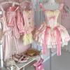Sweet Strawberry Mint Rococo Dress