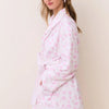 LoveShackFancy Indie Cotton Bath Robe – White Floral