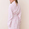 LoveShackFancy Indie Cotton Bath Robe – White Floral