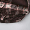 Blair Preppy Plaid Mini Skirt (Brown)