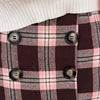 Blair Preppy Plaid Mini Skirt (Brown)