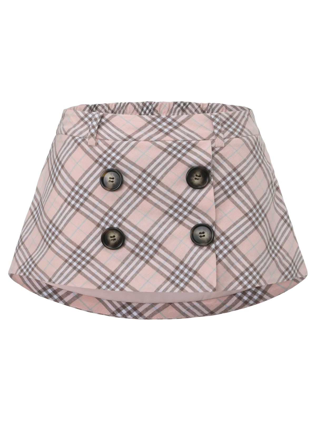 Blair Preppy Plaid Mini Skirt (Pink)