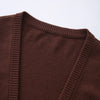 Ballet Knit Wrap Cardigan (Brown)