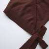 Ballet Knit Wrap Cardigan (Brown)