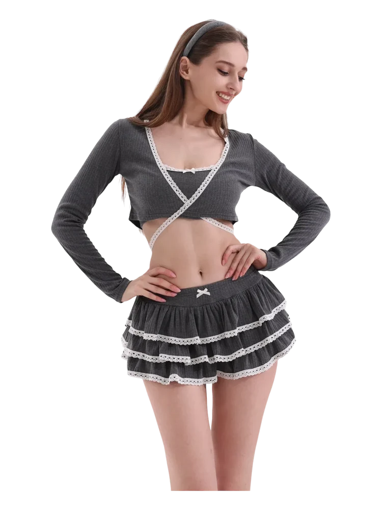 Ballerina Bliss 3 Piece Set – Grey