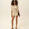 Heirloom Lace Ruffle Mini Dress