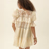 Heirloom Lace Ruffle Mini Dress