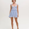 Cottage Rose Ruffle Mini Dress