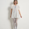 Cotton Ribbon Babydoll Sleep Dress