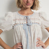 Cotton Ribbon Babydoll Sleep Dress