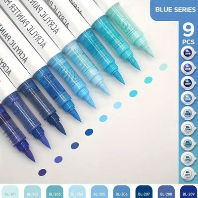 27-Piece Acrylic Paint Marker Set – Vibrant Colors for Art & Crafts