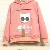 Pink Cute Cat Hoddie