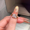 925 Sterling Silver White Gold Plated Cubic Zirconia Promise Ring