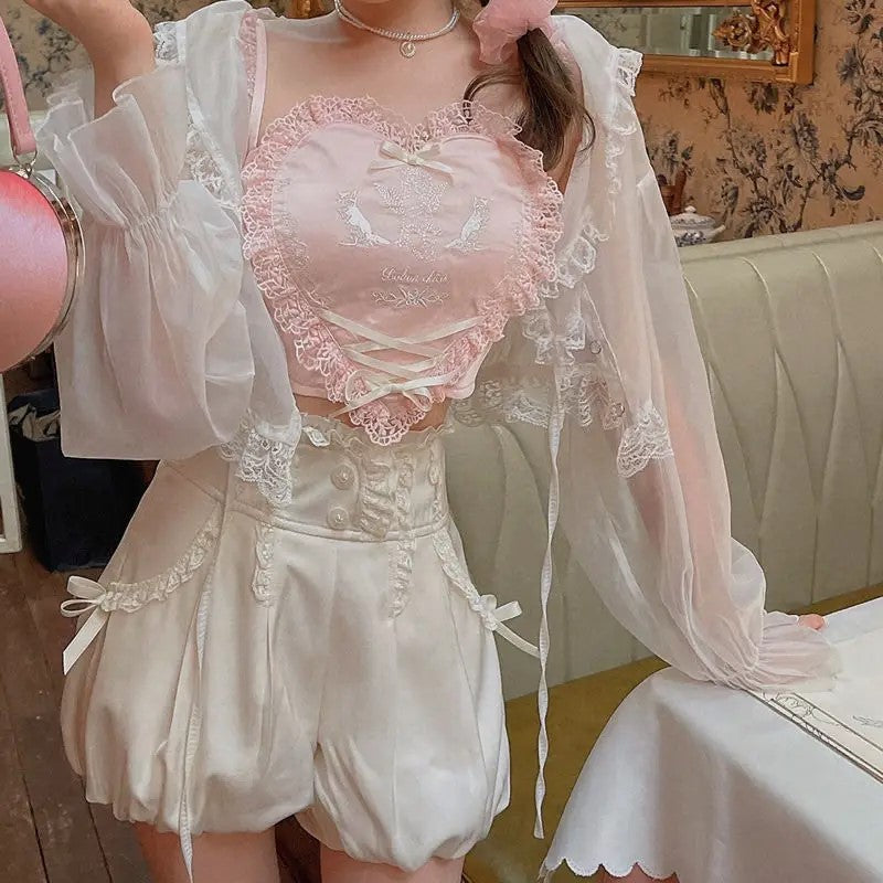 Kawaii Heart Shaped Top