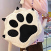 Cute Cat Paw Plush Backpack