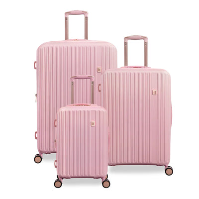 Luxuriant 3-Piece Pink Luggage Set