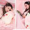 Kawaii Baby Bottle Cushion And Blanket