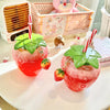 Kawaii Strawberry Water Bottle