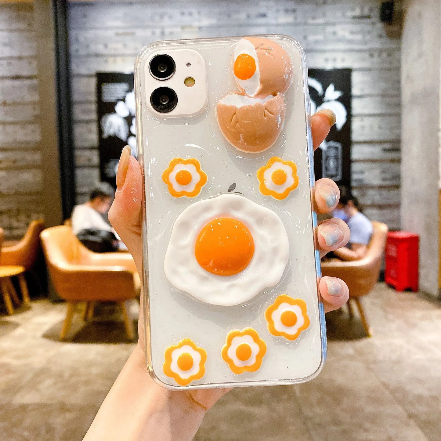 Funny Egg Phone Case For iPhone