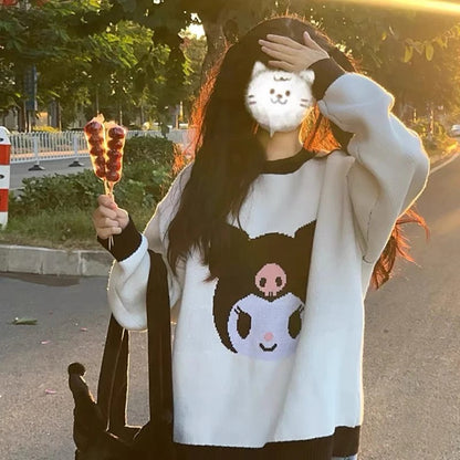 Kuromi Knit Sweater