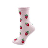 Kawaii Sweet Milk Strawberry Socks