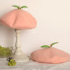 Peach Fuzzy Beret