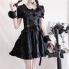 Presentyll Black Gothic Dress