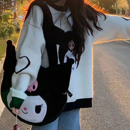 Kuromi Knit Sweater