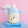 Kawaii Baby Bottle Cushion And Blanket