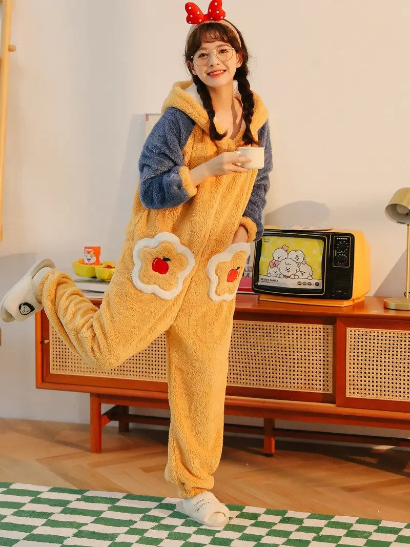 Cute Rabbit Ear Jumpsuit