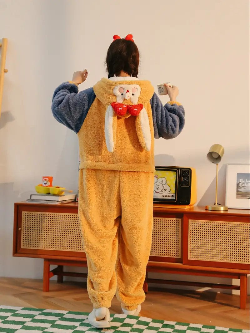 Cute Rabbit Ear Jumpsuit