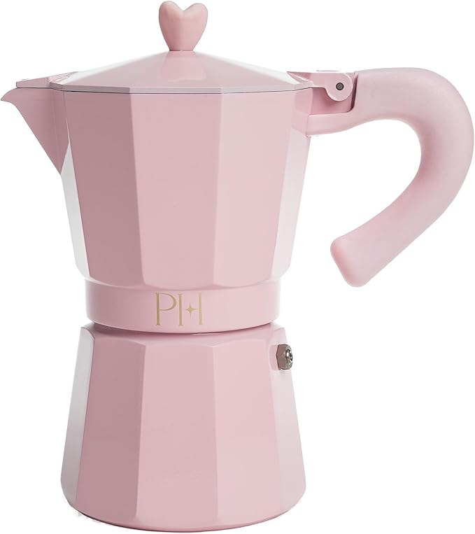 Paris Hilton Espresso Maker – Pink (6 Cups)
