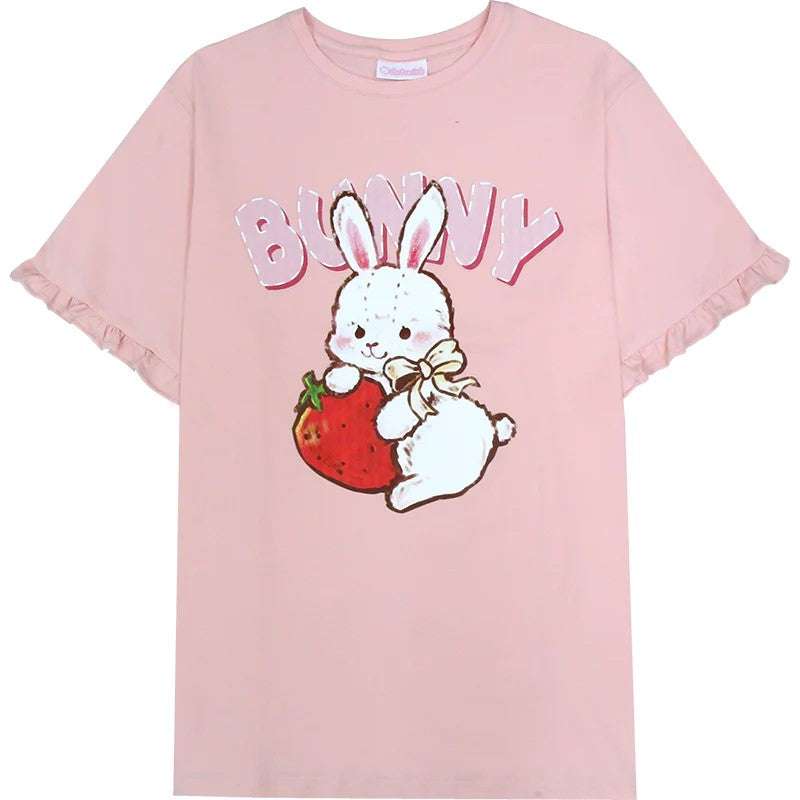Long Cute Bunny T-shirt