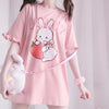 Long Cute Bunny Tee