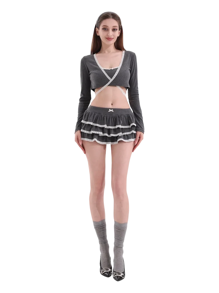 Ballerina Bliss 3 Piece Set – Grey
