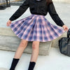 Purple Kawaii Pleated Skirt