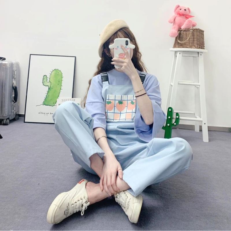 Cute Strawberry Jumpsuit
