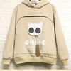 Rice white Cute Cat Hoddie