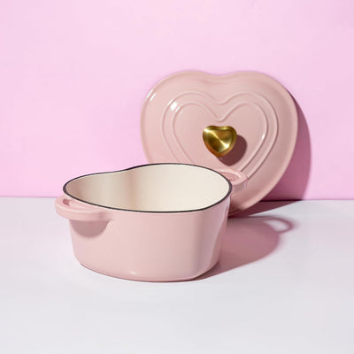 Paris Hilton Heart-Shaped Dutch Oven – Pink (2L)