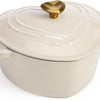 Paris Hilton Heart-Shaped Dutch Oven – Beige (2L)