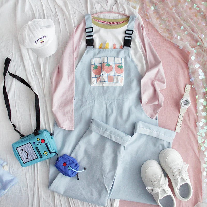 Cute Strawberry Jumpsuit