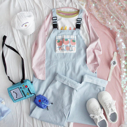 Cute Strawberry Jumpsuit