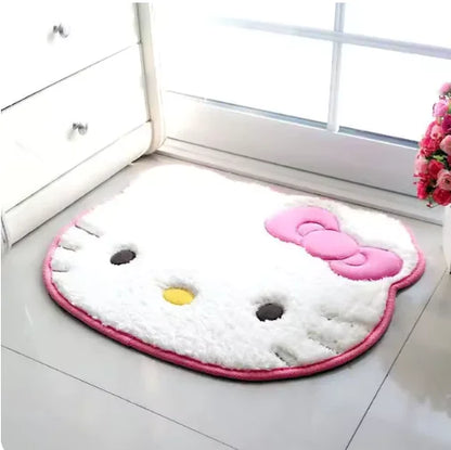 Hello Kitty Face Rug Kawaii