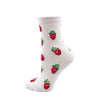 Kawaii Sweet Milk Strawberry Socks