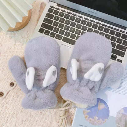 Fluffy Wing Gloves