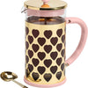 Paris Hilton French Press Coffee Maker – Pink & Gold (1000ml)