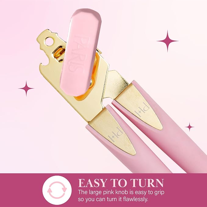 Paris Hilton Can Opener with Bottle Opener – Pink & Gold